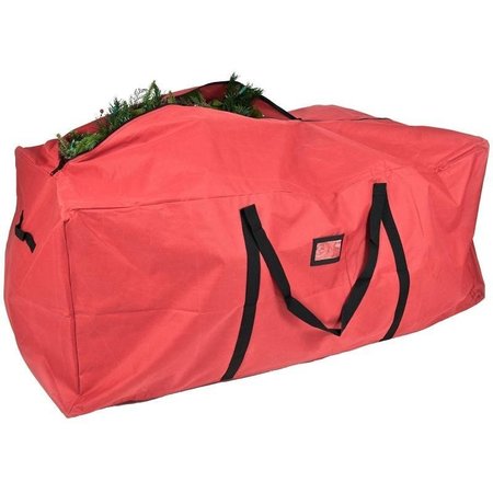 TREEKEEPER Tree Storage Bag, XL, 6 to 9 ft Capacity, Polyester, Red, Zipper Closure, 59 in L, 27 in W SB-10133